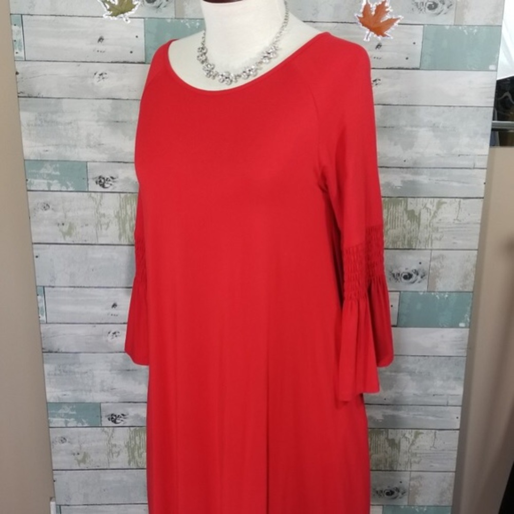 Red Bloom Dress
